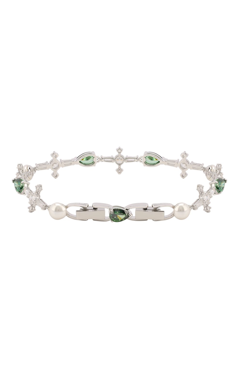 Женский браслет symbolic SWAROVSKI серебряного цвета, арт. 5493102 | Фото 2 (Статус проверки: Требуются правки, Проверена категория; Материал: Металл)