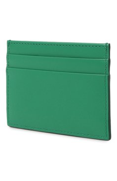 Мужской кожаный футляр для кредитных карт DOLCE & GABBANA зеленого цвета, арт. BP0330/AN244 | Фото 2 (Материал: Натуральная кожа; Материал сплава: Проставлено; Нос: Не проставлено)