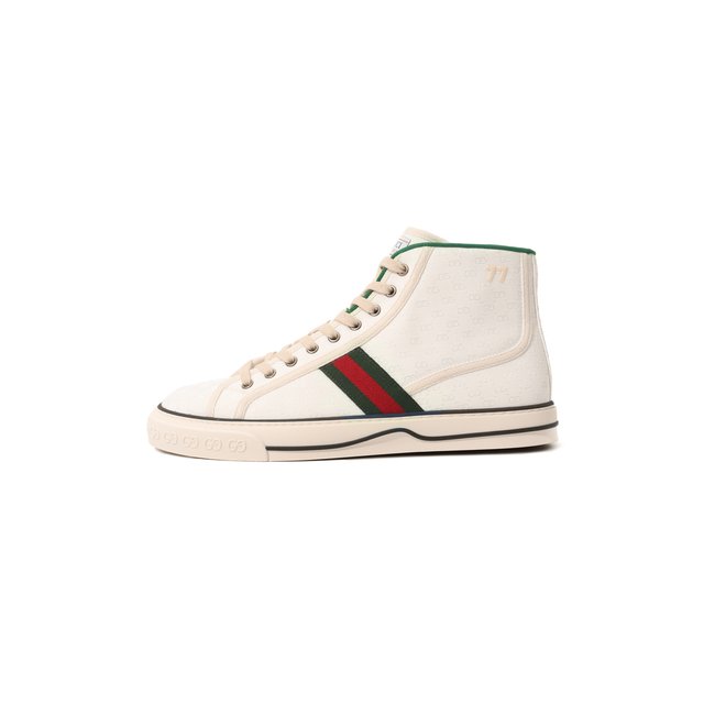 Текстильные кеды Tennis 1977 Gucci  625807 99WM0 Фото 4