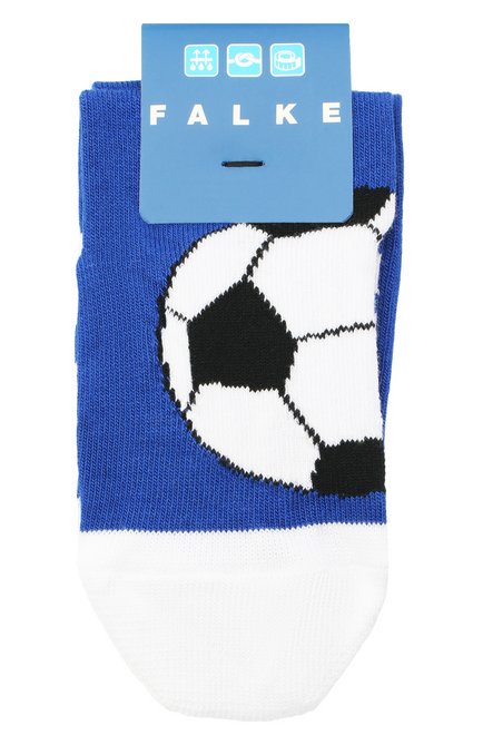 Детские носки FALKE синего цвета, арт. 12933. | Фото 1 (Материал: Текстиль, Синтетический материал, Лиоцелл; Кросс-КТ: Носки)