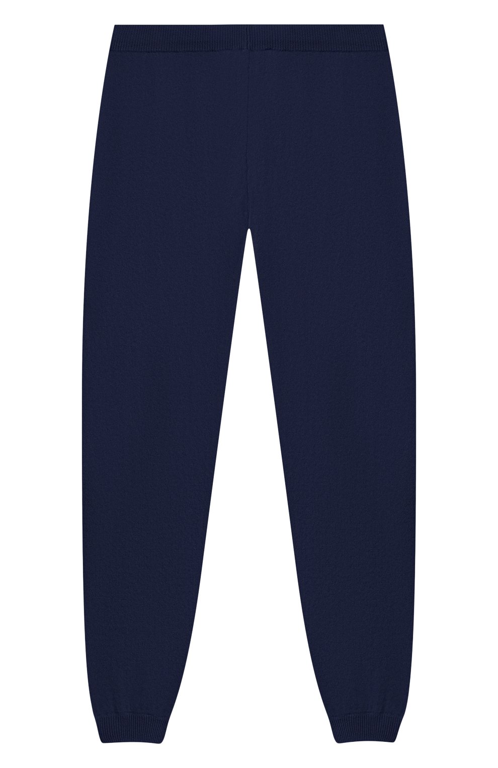 Детские кашемировые джоггеры GIORGETTI CASHMERE темно-синего цвета, арт. MB1683/8A-14A | Фото 2 (Материал внешний: Шерсть, Кашемир; Девочки Кросс-КТ: Брюки-одежда, Джоггеры-одежда; Ростовка одежда: 10 - 11 лет | 140 - 146см, 12 лет | 152 см, 13 - 15 лет | 158 см, 8 лет | 128 см)