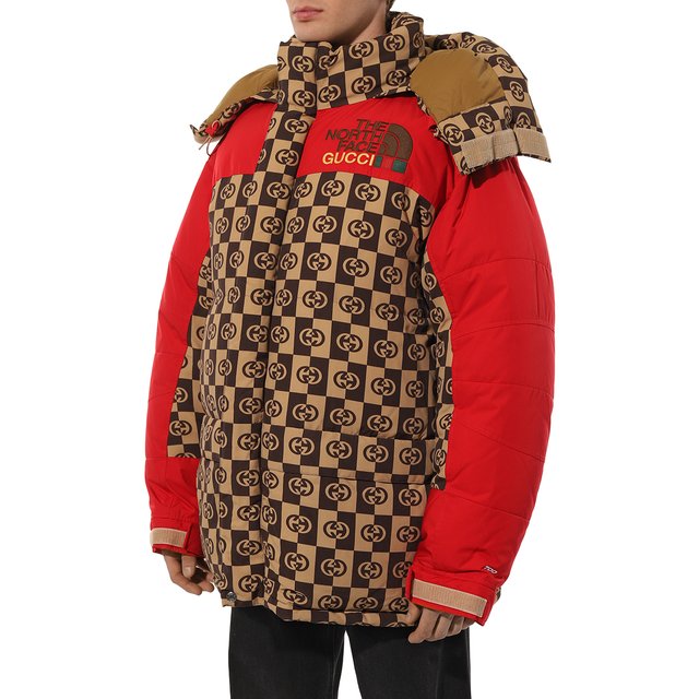 фото Пуховик the north face x gucci gucci