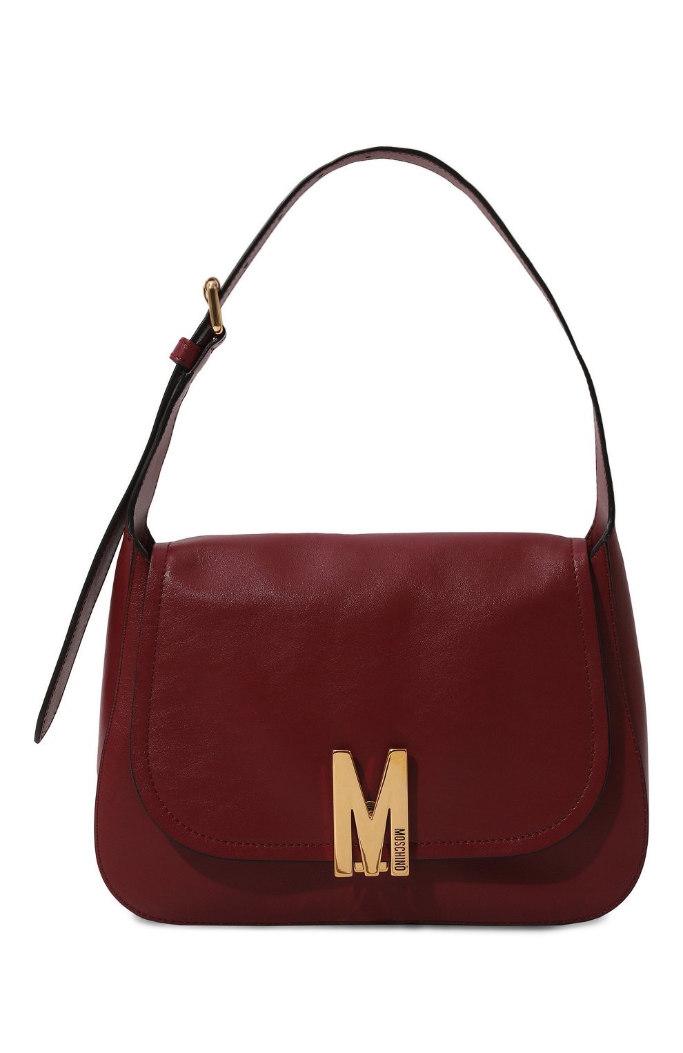 Женская сумка m bag MOSCHINO розового цвета, арт. A7465/8008 | Фото 1 (Сумки-технические: Сумки top-handle; Размер: medium; Материал: Натуральная кожа; Материал сплава: Проставлено; Драгоценные камни: Проставлено)