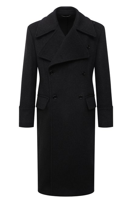 Мужской шерстяное пальто DOLCE & GABBANA темно-серого цвета по цене 429500 руб., арт. G024ZT/FU2H5 | Фото 1