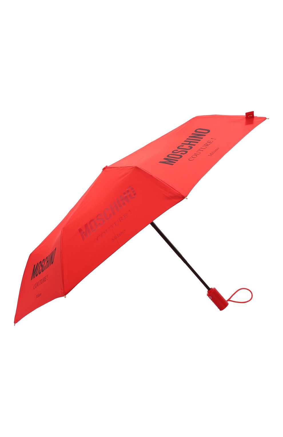 Женский складной зонт MOSCHINO красного цвета, арт. 8870-0PENCL0SEC | Фото 2 (Материал: Текстиль, Синтетический материал, Металл)