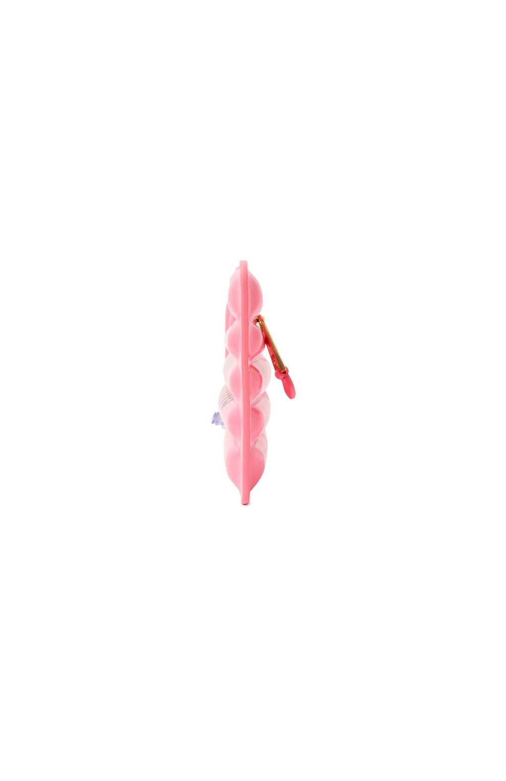 Женский клатч MOSCHINO розового цвета, арт. A7310/8206 | Фото 4 (Материал сплава: Проставлено; Женское Кросс-КТ: Клатч-клатчи; Материал: Текстиль, Экокожа; Драгоценные камни: Проставлено; Размер: large)