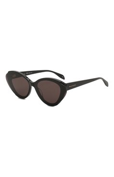 Женские солнцезащитные очки ALEXANDER MCQUEEN черного цвета, арт. AM0249S 001 | Фото 1 (Региональные ограничения белый список (Axapta Mercury): RU; Тип очков: С/з; Оптика Гендер: оптика-женское; Очки форма: Cat-eye)