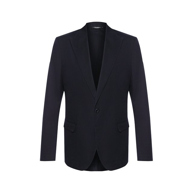 Пиджак из смеси хлопка и шелка Dolce & Gabbana G2NW0T/FU5SZ