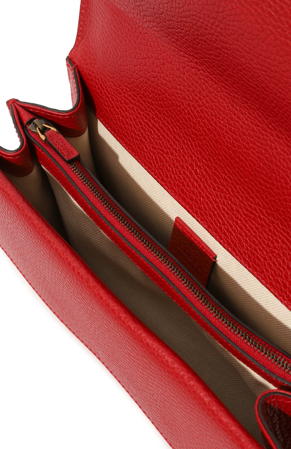 Женская сумка dionysus small GUCCI красного цвета, арт. 400249 CAOGX | Фото 5 (Сумки-технические: Сумки через плечо; Материал: Натуральная кожа; Размер: small)