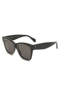 Женские сол нцезащитные очки CELINE EYEWEAR черного цвета, арт. 4004IS | Фото 1 (Тип очков: С/з; Очки форма: Квадратные; Оптика Гендер: оптика-женское)