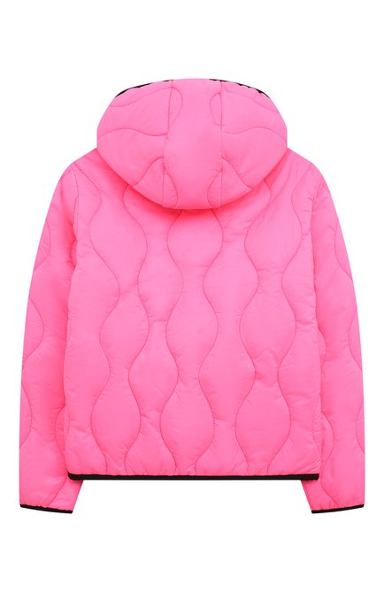 Детского утепленная куртка DIESEL розового цвета, арт. J01771/KXBJ2 | Фото 2 (Материал сплава: Проставлено; Драгоценные камни: Проставлено; Материал подклада: Синтетический материал; Рукава: Длинные; Материал внешний: Синтетический материал)