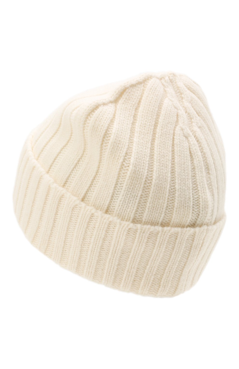 Мужская шерстяная шапка STONE ISLAND белого цвета, арт. 7515N24B5 | Фото 2 (Материал: Текстиль, Шерсть; Кросс-КТ: Трикотаж)