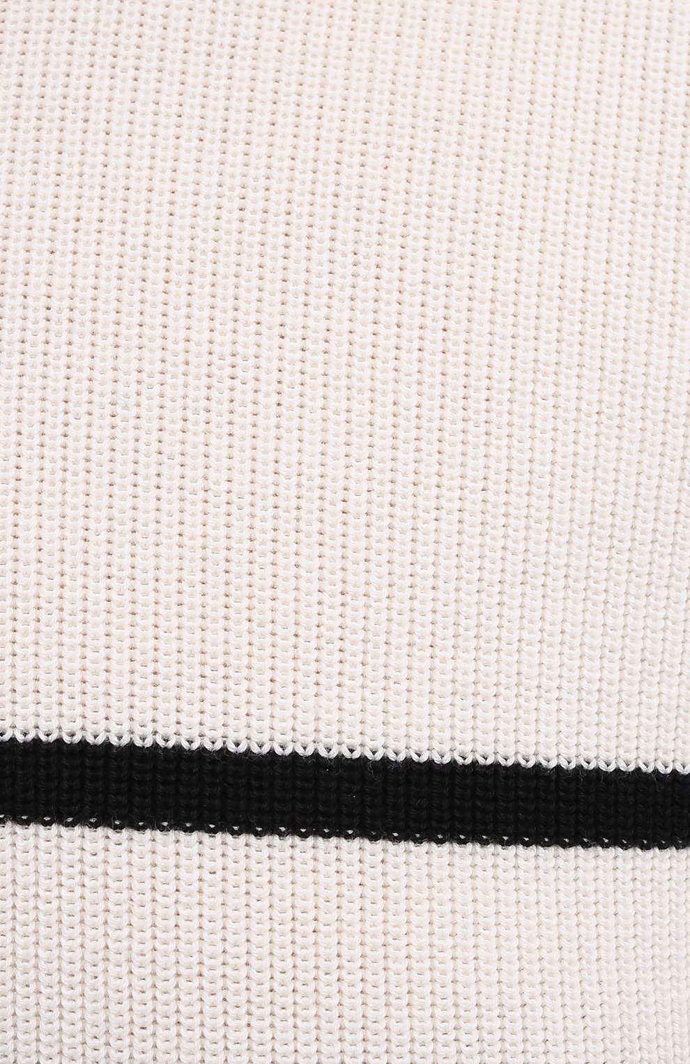 Женский хлопковый пуловер BOSS белого цвета, арт. 50453050 | Фото 5 (Рукава: Длинные; Длина (для топов): Стандартные; Материал внешний: Хлопок; Женское Кросс-КТ: Пуловер-одежда; Стили: Кэжуэл)