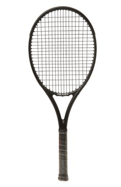 Женского ракетка для тенниса PRADA черного цвета, арт. 2XD033-2DYP-F0002 | Фото 1 (Материал: Синтетический материал)