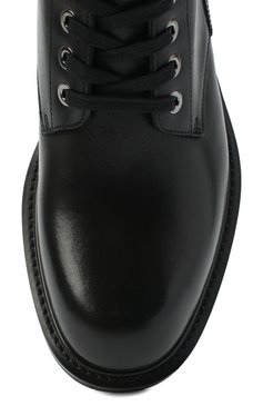 Мужские кожаные ботинки turing JIMMY CHOO черного цвета, арт. TURING/M/VAT | Фото 5 (Мужское Кросс-КТ: Ботинки-обувь; Материал внутренний: Натуральная кожа; Материал сплава: Проставлено; Материал утеплителя: Без утепли�теля; Подошва: Плоская; Драгоценные камни: Проставлено; ширина носка стельки: 10,3; толщина подошвы: 2)
