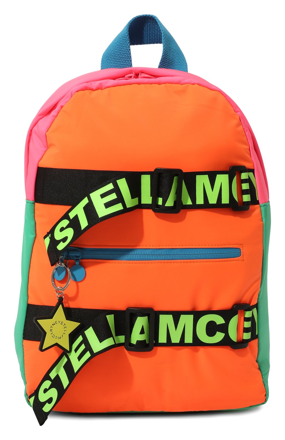 Детская рюкзак STELLA MCCARTNEY разноцветного цвета, арт. 8Q0AI8 | Фото 1 (Мате риал: Текстиль)