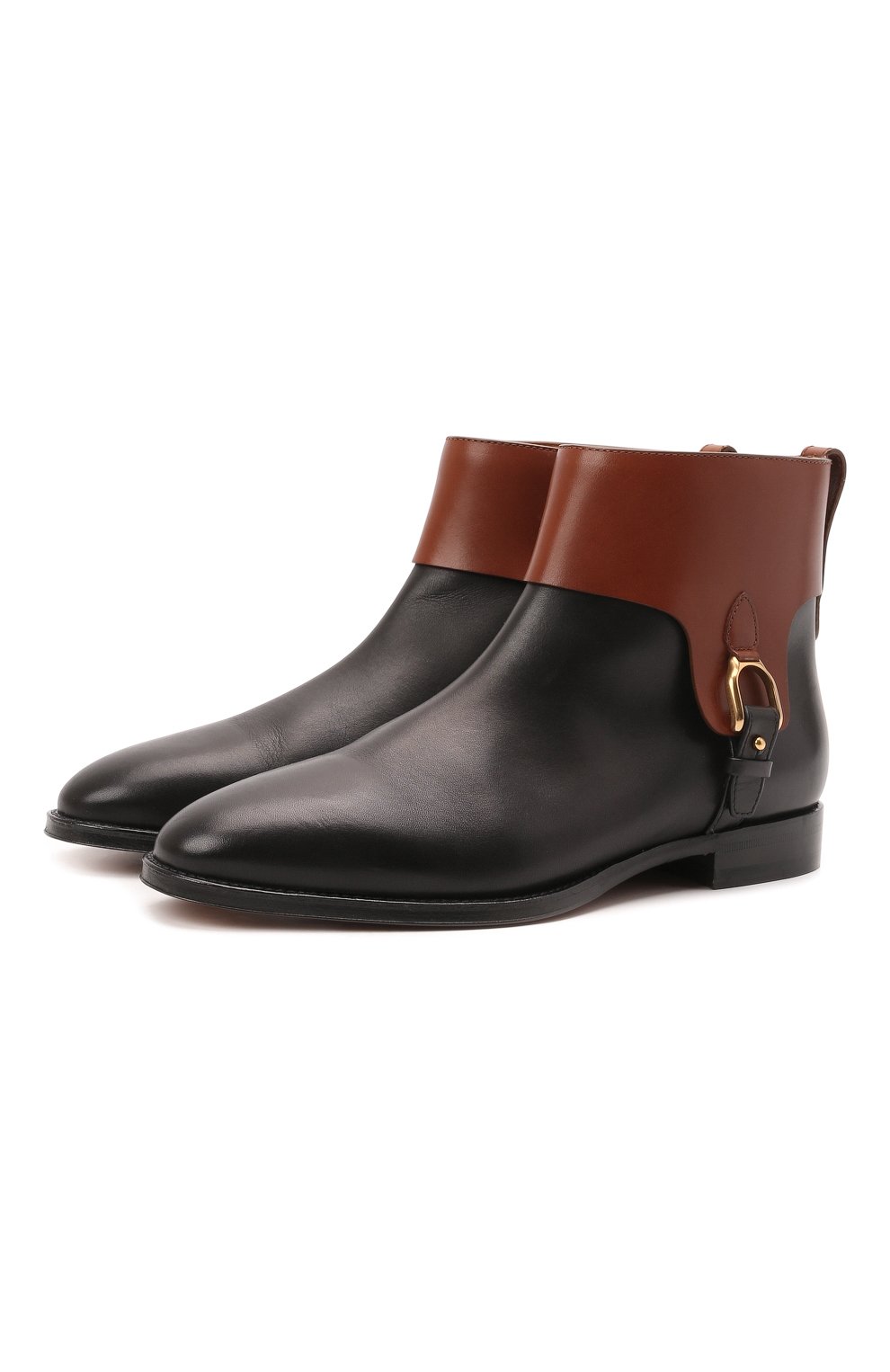 Кожаные ботинки Stirrup Reanne Ralph Lauren 800850198