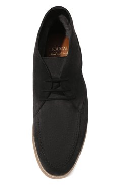 Мужские замшевые ботинки DOUCAL'S темно-серого цвета, арт. DU2713ED0-UM024MN05 | Фото 6 (Материал утеплителя: Натуральный мех; Мужское Кросс-КТ: Ботинки-обувь; Подошва: Плоская; Материал внешний: Замша; Стили: Кэжуэл)