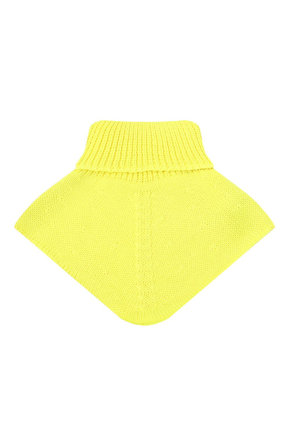 Детский шерстяной шарф-ма нишка IL TRENINO желтого цвета, арт. CL-4058/J | Фото 2 (Материал: Текстиль, Шерсть; Материал сплава: Проставлено; Нос: Не проставлено)