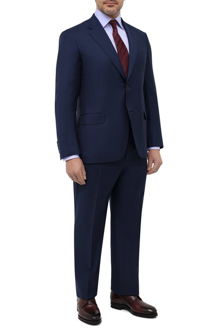 Мужской шерстяной костюм BRIONI синего цвета по цене 524000 руб., арт. RAH013/P0A87/PARLAMENT0 | Фото 1