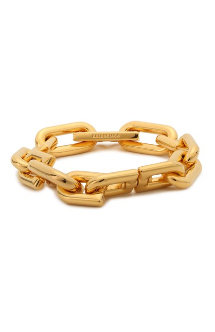 Женский браслет b chain BALENCIAGA золотого цвета, арт. 599334/TZ99G | Фото 2 (Материал: Металл)