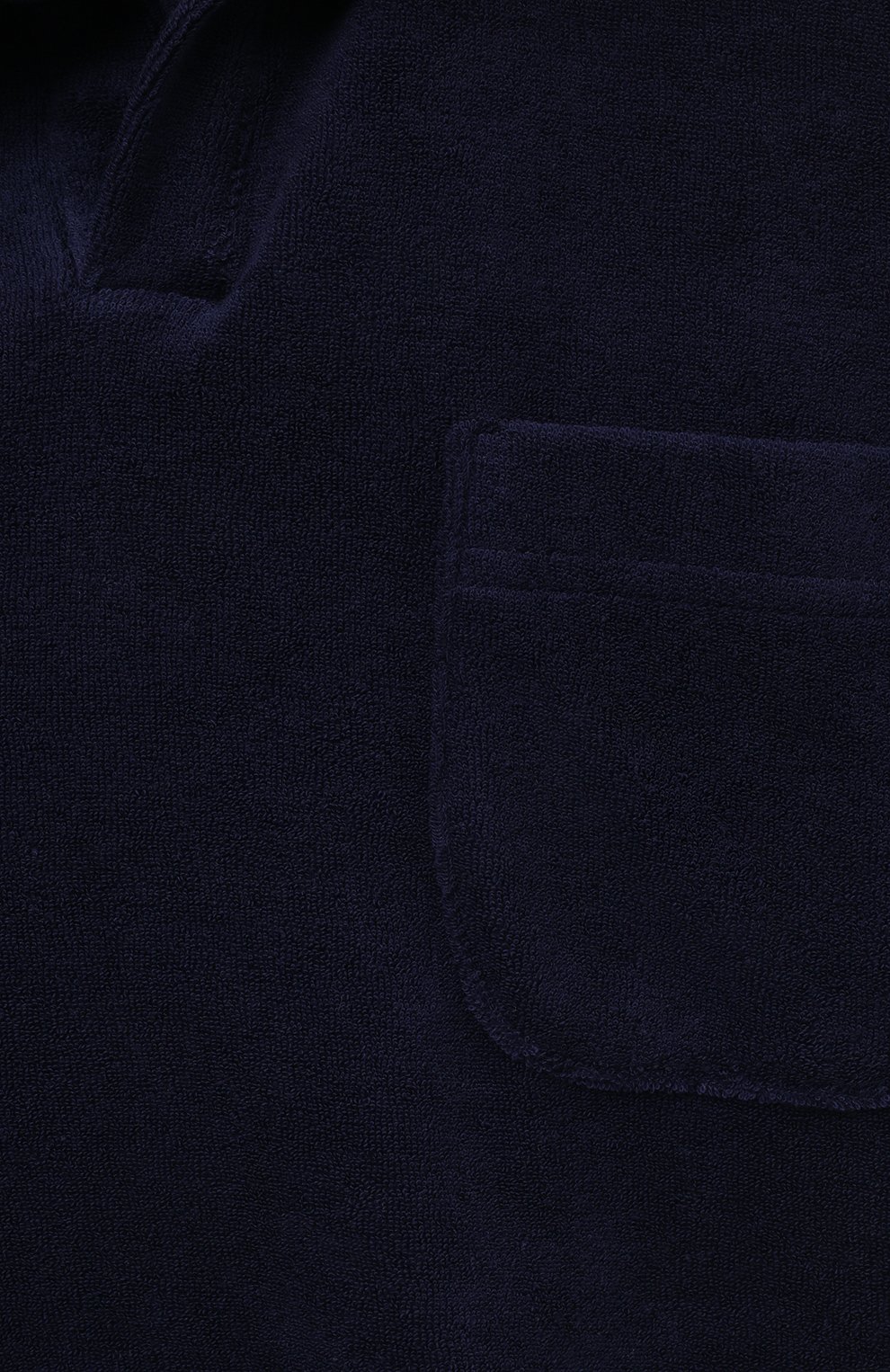 Детское хлопковое поло ASPESI темно-синего цвета, арт. S23001PCM0125/10A-12A | Фото 3 (Рукава: Короткие; Материал сплава: Проставлено; Материал внешний: Хлопок; Драгоценные камни: Проставлено)
