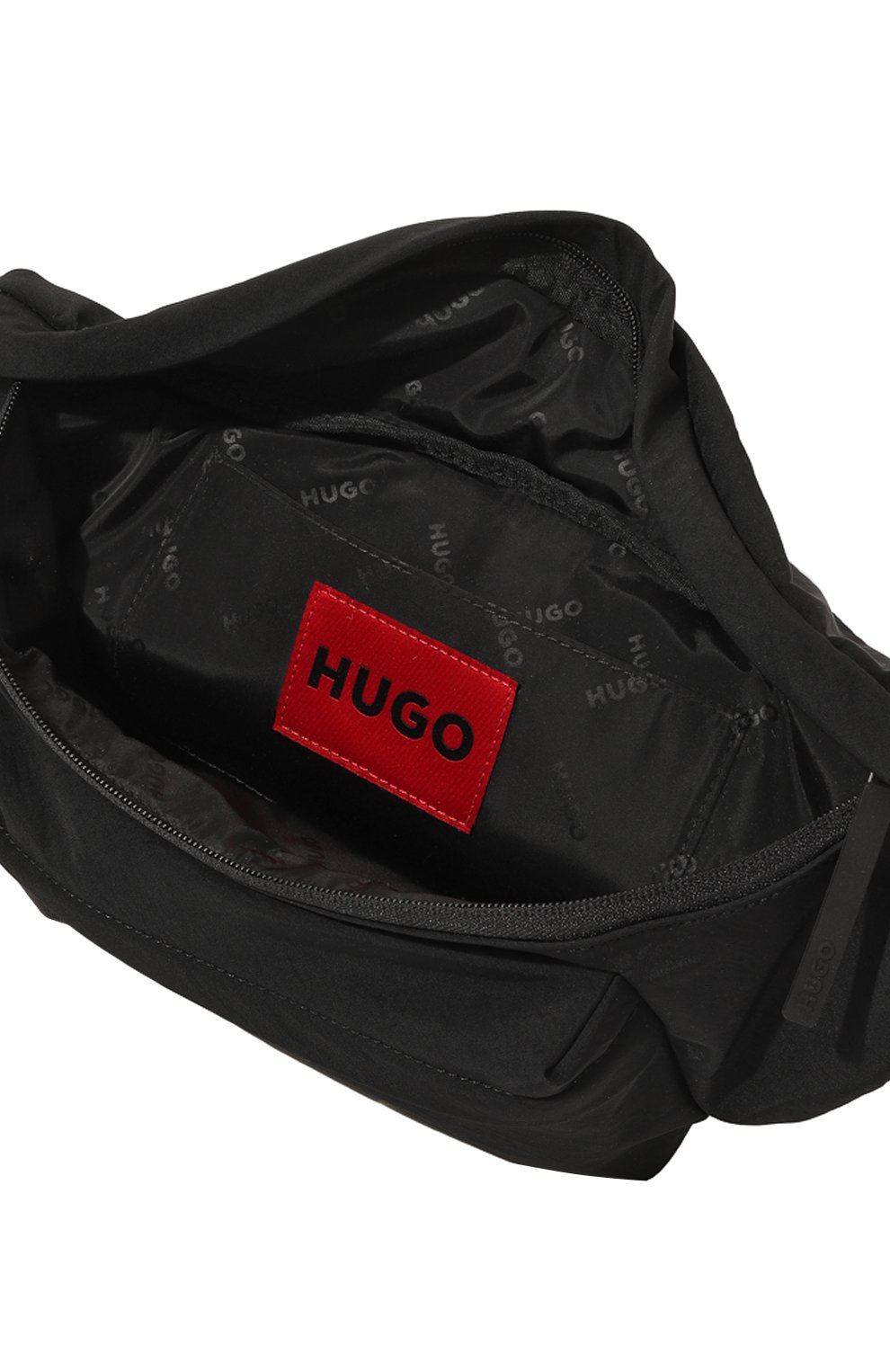 Текстильная поясная сумка HUGO 50497784, цвет чёрный, размер NS - фото 5