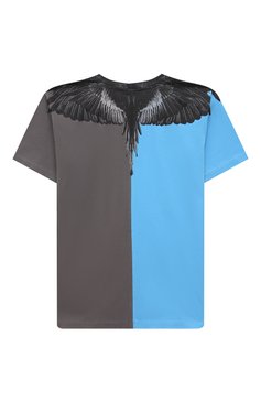 Детская хлопковая футболка MARCELO BURLON KIDS OF MILAN голубого цвета, арт. 21E/B/MB/1108/0010/8-14Y | Фото 2 (Рукава: Короткие; Региональные ограничения белый список (Axapta Mercury): RU; Материал сплава: Проставлено; Материал внешний: Хлопок; Мальчики Кросс-КТ: Футболка-одежда; Драгоценные камни: Проставлено; Ростовка одежда: 10 - 11 лет | 140 - 146см, 12 лет | 152 см, 13 - 15 лет | 158 см, 8 лет | 128 см)
