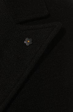 Мужской пальто A PAPER KID ч ерного цвета, арт. F3PKMAC0034 | Фото 5 (Рукава: Длинные; Материал внешний: Синтетический материал; Материал сплава: Проставлено; Материал подклада: Синтетический материал; Длина (верхняя одежда): Длинные; Драгоценные камни: Проставлено; Мужское Кросс-КТ: пальто-верхняя одежда; Стили: Кэжуэл)