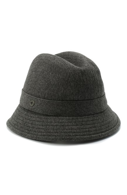Женская кашемировая шляпа LORO PIANA серого цвета, арт. FAL2348 | Фото 1 (Материал: Кашемир, Шерсть, Текстиль)