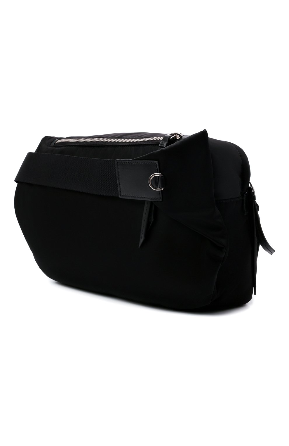Мужская поясная сумка PRADA черного цвета, арт. 2VH038-2DW3-F0002-YOO | Фото 3 (Случай: Повседневный; Материал: Текстиль)