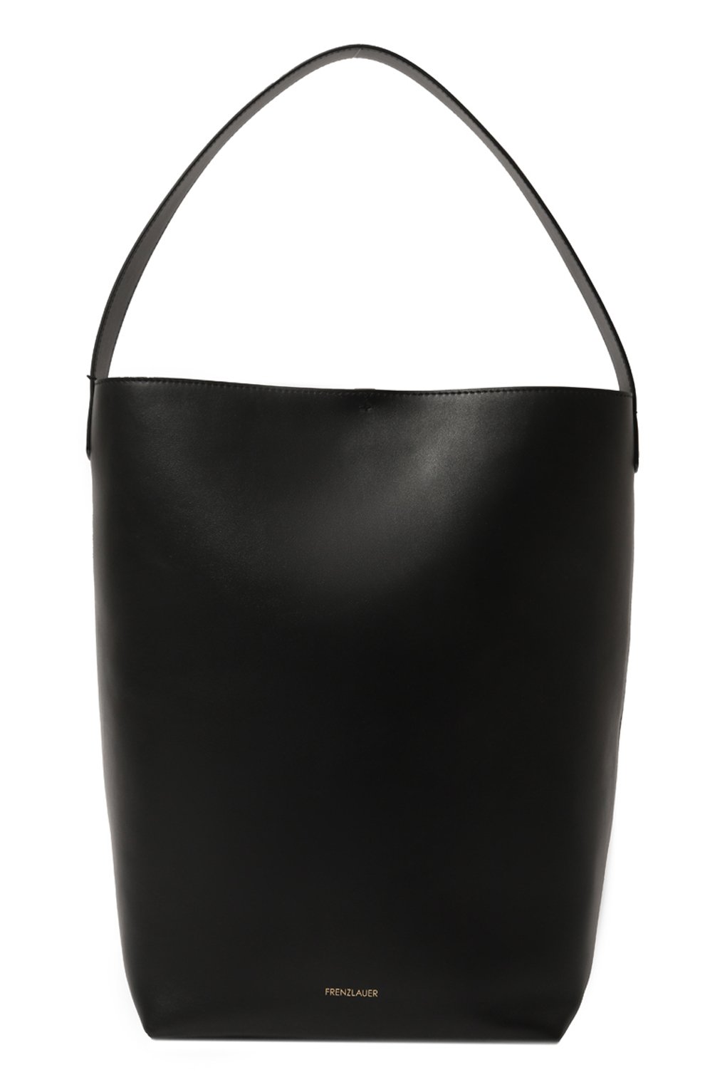 Женский сумка mami FRENZLAUER черного цвета, арт. MAMI/BS1 | Фото 1 (Сумки-технические: Сумки-шопперы; Материал: Натуральная кожа; Материал сплава: Проставлено; Драгоценные камни: Проставлено; Размер: large)