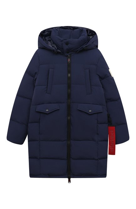 Детский пуховая куртка AFTER LABEL темно-синего цвета по цене 73800 руб., арт. 343100040/6A-8A | Фото 1