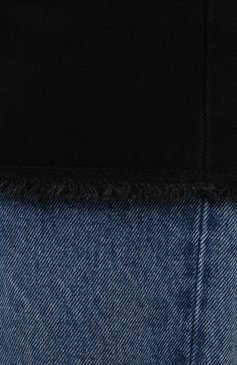 Женские джинсы MM6 темно-синего цвета, арт. S52LA0142/S30589 | Фото 5 (Длина (брюки, джинсы): Удлиненные; Кросс-КТ: Деним; Силуэт Ж (брюки и джинсы): Прямые; Региональные ограничения белый список (Axapta Mercury): RU; Материал внешний: Хлопок; Стили: Кэжуэл)