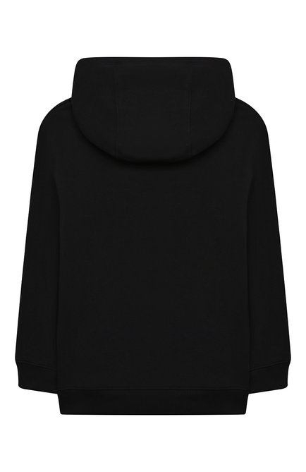 Детский хлопковое худи GIVENCHY черного цвета, арт. H25298 | Фото 2 (Материал внешний: Хлопок; Рукава: Длинные; Мальчики Кросс-КТ: Толстовка-одежда, Худи-одежда; Ростовка одежда: 10 - 11 лет | 140 - 146см, 12 лет | 152 см, 5 лет | 110 см, 6 лет | 116 см, 8 лет | 128 см)