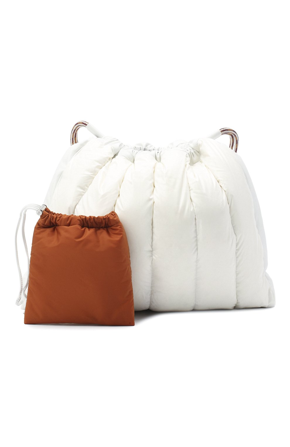 Женский рюкзак seashell MONCLER белого цвета, арт. F2-09B-5A501-10-02SK9 | Фото 5 (Материал: Текстиль; Стили: Кэжуэл; Размер: large)