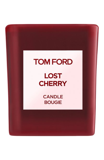 Ароматизированная свеча lost cherry TOM FORD бесцветного цвета, арт. T8MN-01 | Фото 1 (Ограничения доставки: flammable)