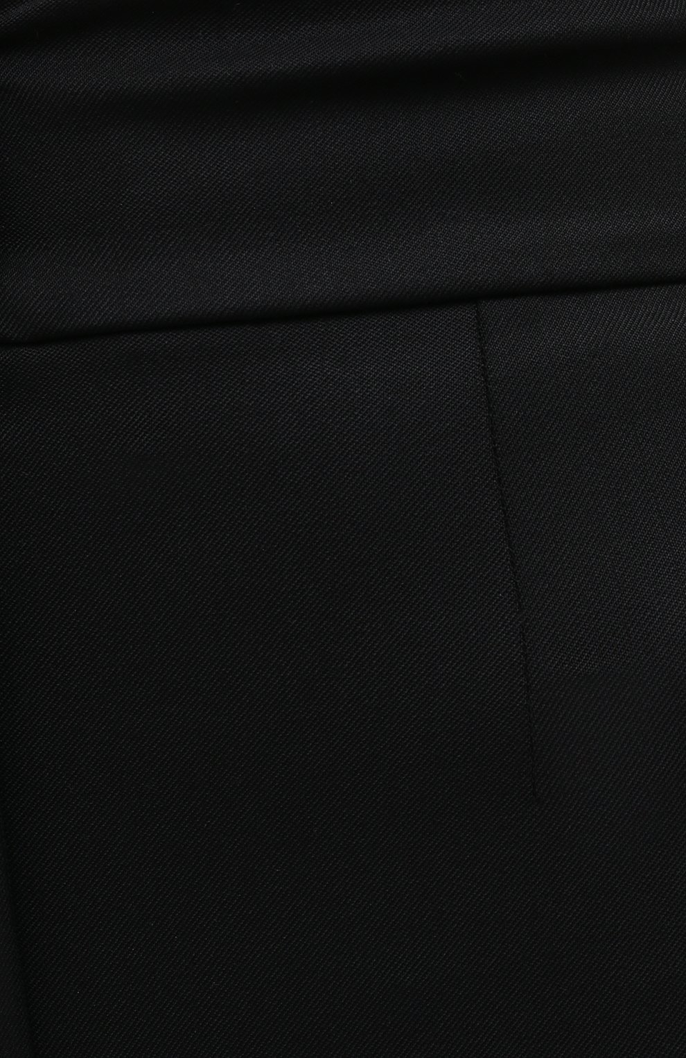 Женские шерстяные брюки DOLCE & GABBANA черного цвета, арт. FTBN7T/FUBE7 | Фото 5 (Материал внешний: Шерсть; Стили: Гламурный; Длина (брюки, джинсы): Стандартные; Женское Кросс-КТ: Брюки-одежда; Региональные ограничения белый список (Axapta Mercury): RU; Материал сплава: Проставлено; Драгоценные камни: Проставлено; Силуэт Ж (брюки и джинсы): Узкие)