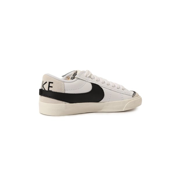 Кожаные кеды Blazer Low 77 Jumbo Nike  DQ1470-101 Фото 5