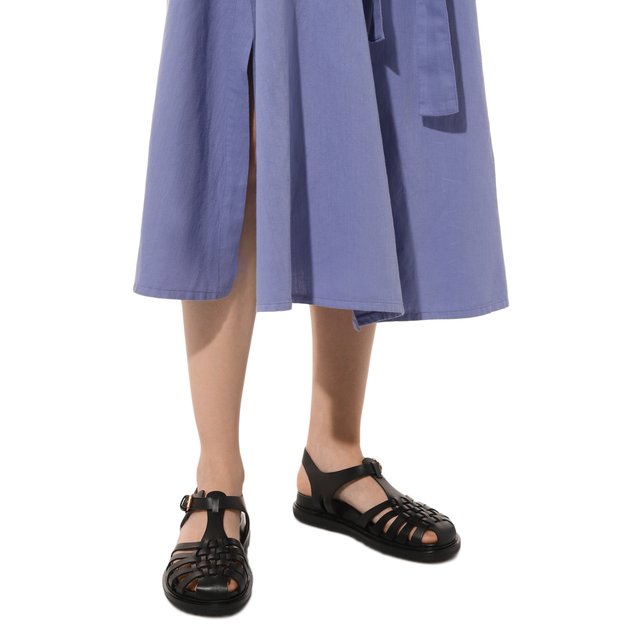 фото Кожаные сандалии fussbett marni