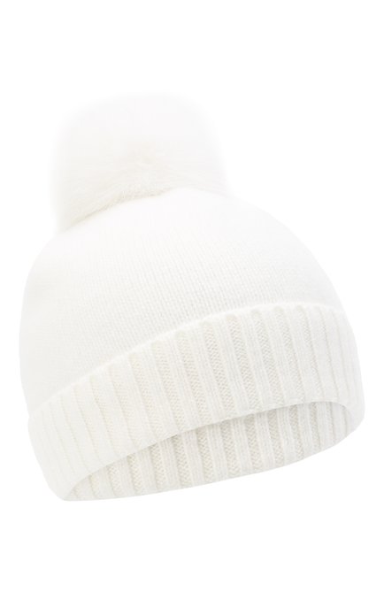 Детского кашемировая шапка GIORGETTI CASHMERE бежевого цвета, арт. MB1693/14A | Фото 1 (Материал: Кашемир, Шерсть, Текстиль; Региональные ограничения белый список (Axapta Mercury): RU)