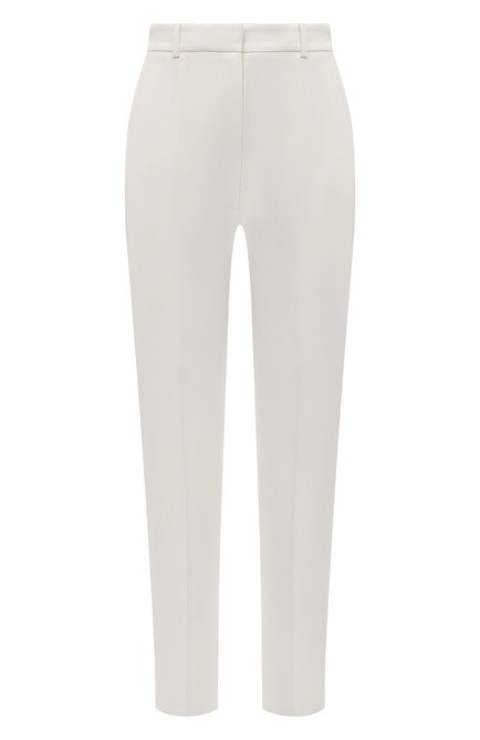 Женские брюки ALEXANDER MCQUEEN молочного цвета по цене 72850 руб., арт. 585809/QEAAA | Фото 1