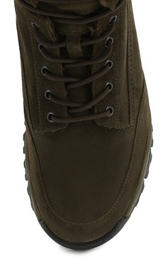 Мужские замшевые ботинки TOD’S хаки цвета, арт. XXM81B0CD01RE0 | Фото 5 (Материал утеплителя: Натуральный мех; Мужское Кросс-КТ: Ботинки-обувь, зимние ботинки; Подошва: Массивная; Материал внешний: Замша; Длина стельки: 29, 29,4, 29,8, 26,9, 27,4, 27,8, 28,2, 28,6)
