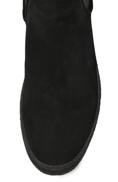 Мужские замшевые челси PANTANETTI черного цвета, арт. 16841AM | Фото 6 (Материал утеплителя: Натуральный мех; Мужское Кросс-КТ: зимние сапоги, Сапоги-обувь, Челси-обувь; Материал сплава: Проставлено; Подошва: Массивная; Драгоценные камни: Проставлено; Материал внешний: Замша)