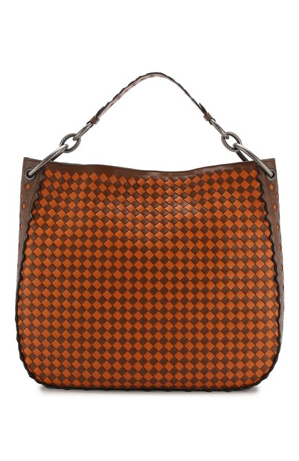 Женская сумка loop BOTTEGA VENETA оранжевого цвета, арт. 549801/VC0M8 | Фото 1 (Размер: large; Материал: Натуральная кожа; Статус проверки: Проверена категория, Проверено; Сумки-технические: Сумки top-handle)