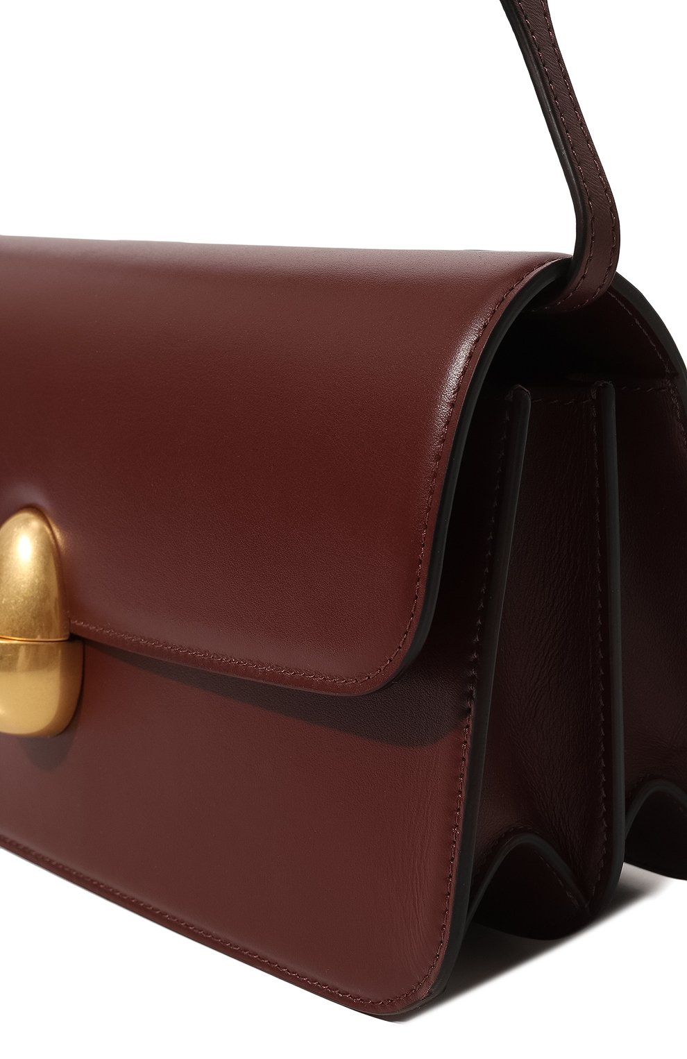 Женская сумка phoenix NEOUS бордового цвета, арт. 00027A09 | Фото 3 (Сумки-технические: Сумки top-handle; Размер: medium; Материал: Натуральная кожа)