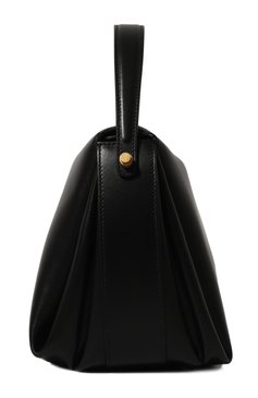 Женская сумка NEOUS черного цвета, арт. 00041A01 | Фото 4 (Сумки-технические: Сумки top-handle; Материал: Натуральная кожа; Материал сплава: Проставлено; Размер: mini; Ремень/цепочка: На ремешке; Драгоценные камни: Проставлено)