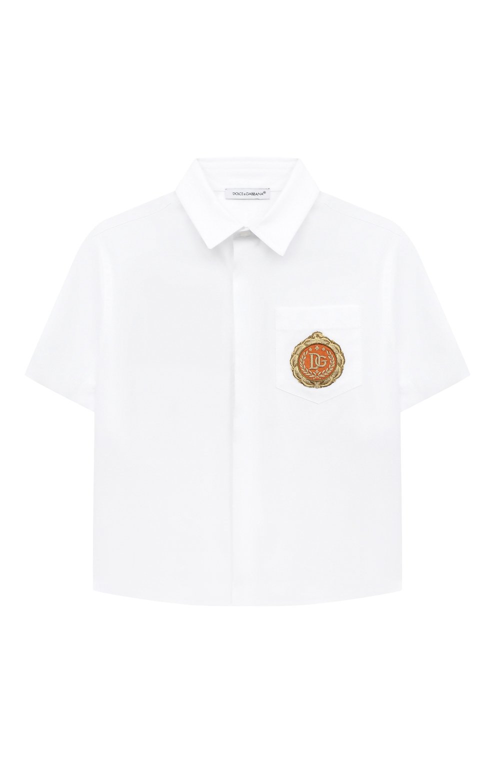 Рубашки Dolce & Gabbana, Сорочка с короткими рукавами Dolce & Gabbana, Италия, Белый, Хлопок: 100%;, 11277602  - купить