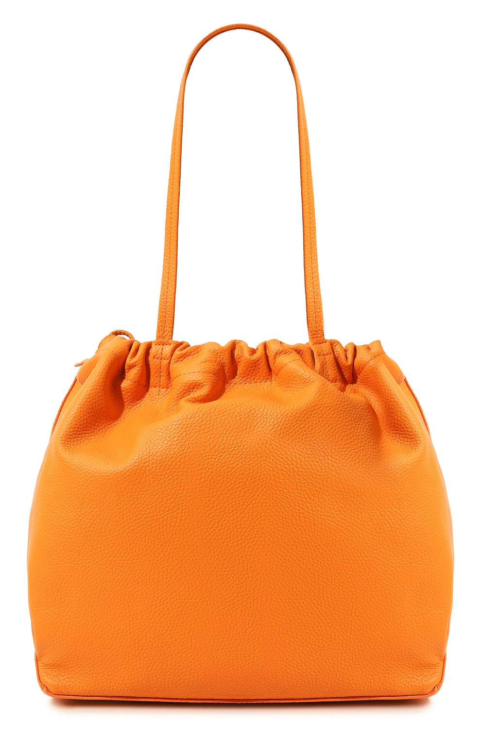 Женский сумка oslo BY FAR оранжевого цвета, арт. 23CR0SLT0RFLTLAR | Фото 6 (Сумки-технические: Сумки-шопперы; Материал: Натуральная кожа; Материал сплава: Проставлено; Драгоценные камни: Проставлено; Размер: large)
