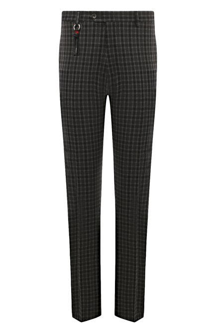 Мужские шерстяные брюки MARCO PESCAROLO темно-серого цвета по цене 73800 руб., арт. SLIM80/48PR | Фото 1